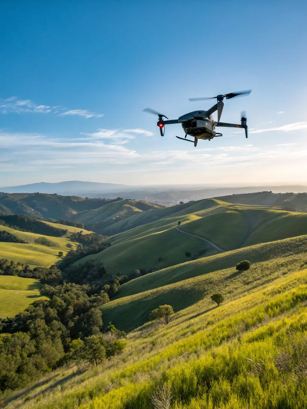 A drone gracefully capturing aerial footage of a luxury resort nestled in the Pocono Mountains, demonstrating Advanced Maneuvers' ability to provide stunning aerial perspectives.